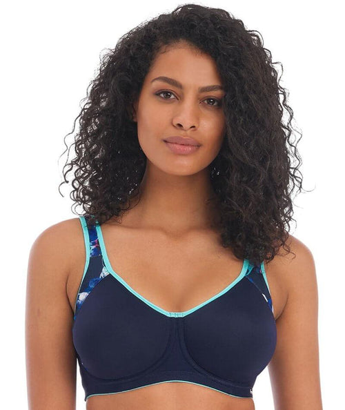 Sonic Underwired Spacer Sports Bra In Galactic - Freya