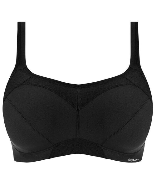 New Freya Active Underwire Sports Bra 4002 Black Maximum Support 34DD