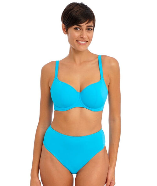 Freya Women's Ocean Calling Underwire Sweetheart Bikini Swim Top in Blue  (AS1403), Size 36FF