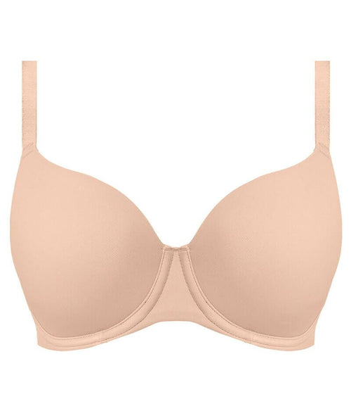 Buy Featherline Women Beige Polycotton T-shirt Bra (38B) Online at