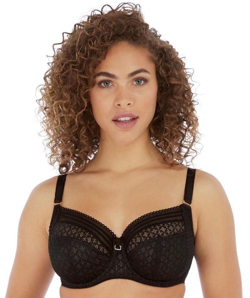 Lace Essentiel Full Cup Bra Soft Grey US 30DD