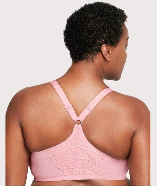 Glamorise Womens Front-closure T-back Wonderwire Underwire Bra 1246 Pink  Blush 40g : Target