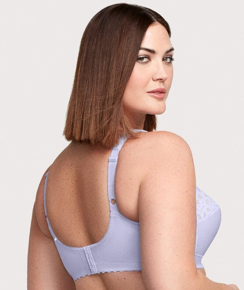 Buy Amifit Charming Bra Padded Full Coverage Lycra Cotton Bra for Women  Blue (B, 34) at