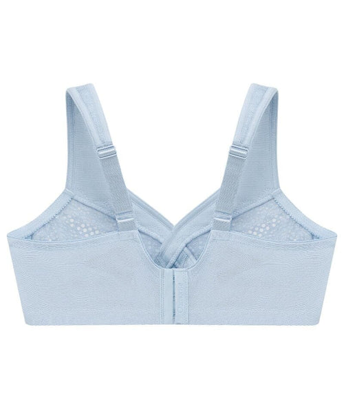 Glamorise: Magic Lift Wire Free Cooling Bra Light Blue Heather – DeBra's