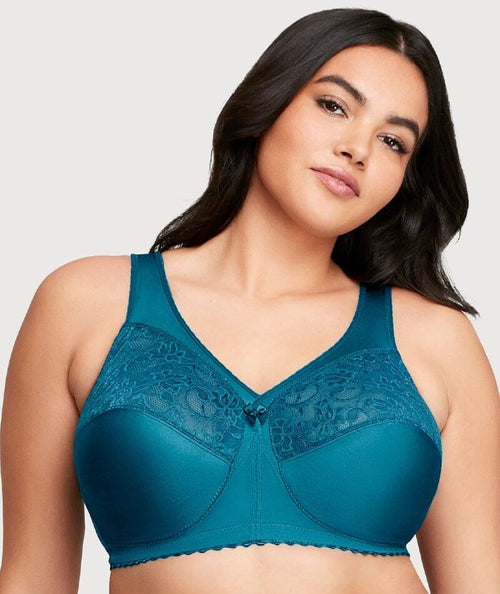 Glamorise MagicLift Original Wire-free Support Bra - Glacier - Curvy Bras