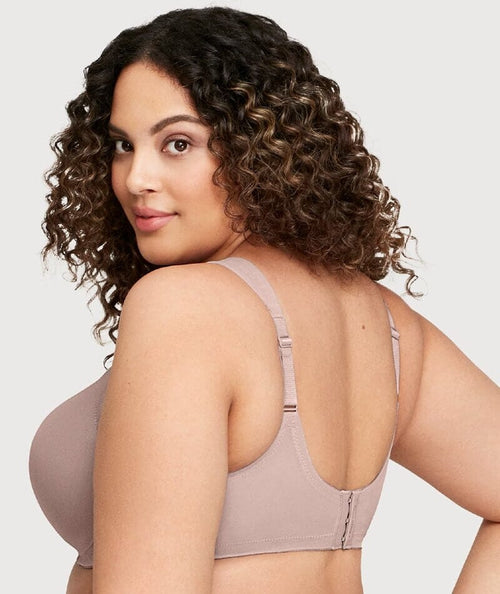 Glamorise Women's Plus Size T-Shirt Bra with Seamless Straps, Rose, 36C :  : Clothing, Shoes & Accessories