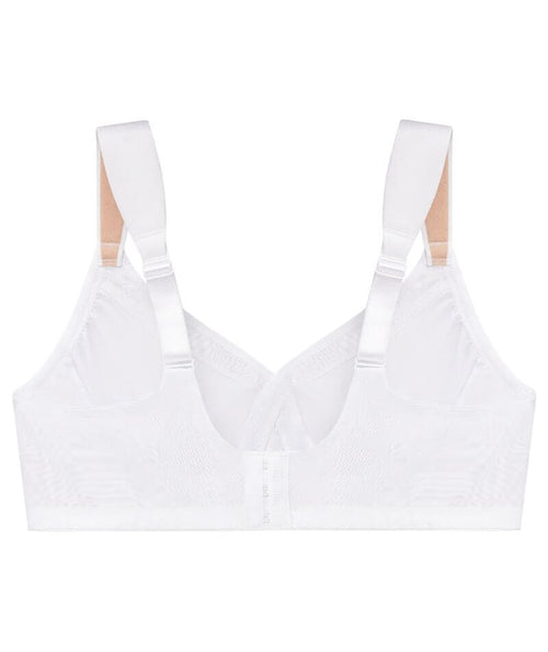 Buy Glamorise Women's Plus-Size T-Shirt Bra with Seamless Straps, White, 46G  at