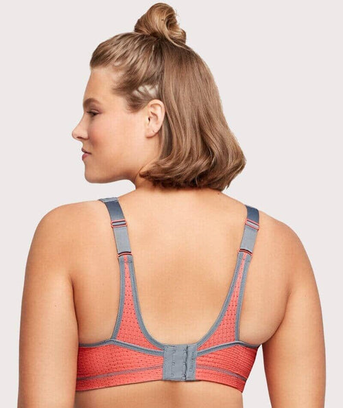 Barre Bombshell Ribbed Sports Bra in Grey • Impressions Online