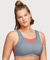 Glamorise No-Sweat Mesh Wire-Free Sports Bra - Jade - Curvy