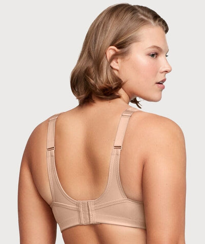 Glamorise No-Bounce Camisole Elite Wire-Free Sports Bra - Rose Tan