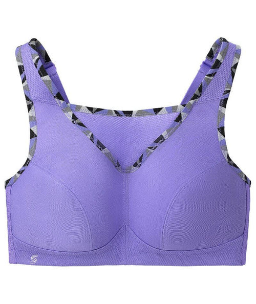 BigSaleDeals  Smoothie Non-Padded Non-Wired Full Coverage Bra in Purple -  Cotton Rich