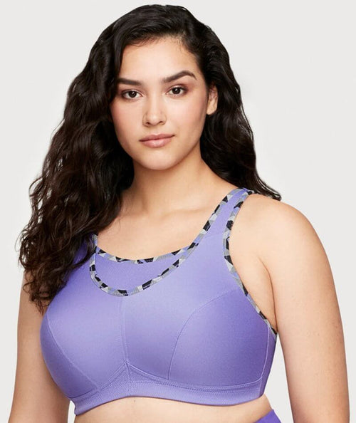 BigSaleDeals  Smoothie Non-Padded Non-Wired Full Coverage Bra in Purple -  Cotton Rich