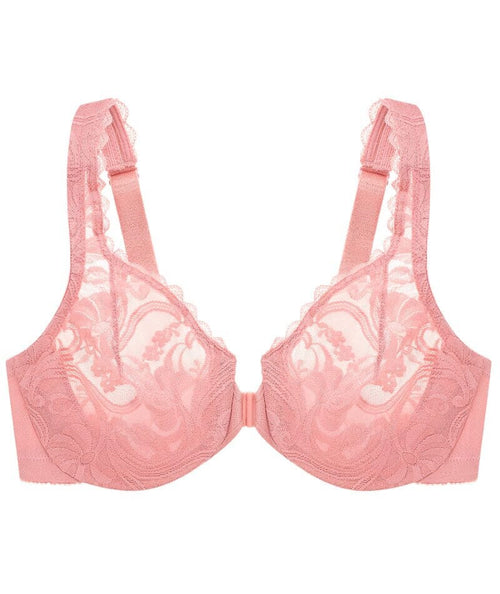 MGBEKE Glamorette - Cotton Front Closure Bra, Glamorette Front Closure, Glamourette Front Closure Bra (Color : Pink, Size : 48) : :  Clothing, Shoes & Accessories