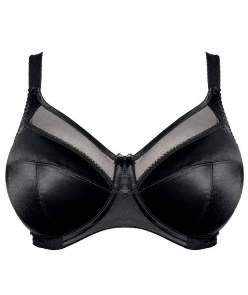 Goddess Keira Underwired Banded Bra - Black - Curvy