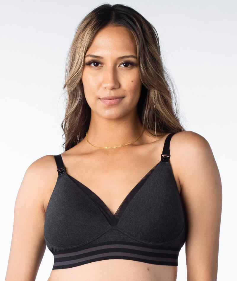 Project Me Ambition Triangle D-G Cups Black Nursing Bra ***SALE ITEM  LIMITED SIZES LEFT**** £25.99 - Hotmilk Nursing Bras Free UK Delivery