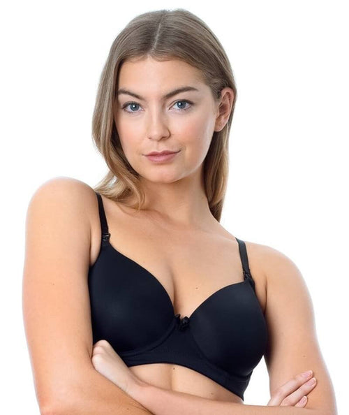 Bras | Womens Calida 100% Nature Mum Nursing Bra Without Underwire Black  C2C — Megan Imoveis