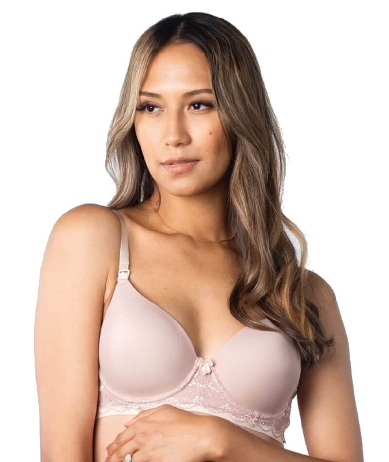 Hotmilk 'Forever Yours' Contour Nursing Bra - Nude - Little Miracles  Maternity Wear