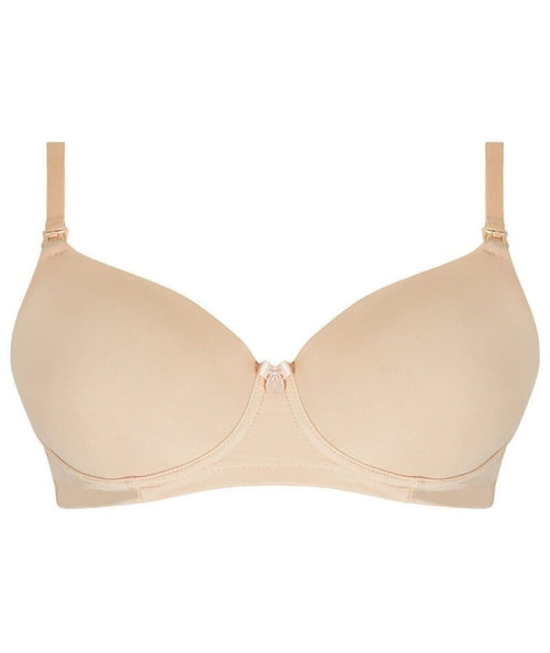 Hot Milk Beige IRN Preformed T-Shirt Drop Cup Feeding Bra