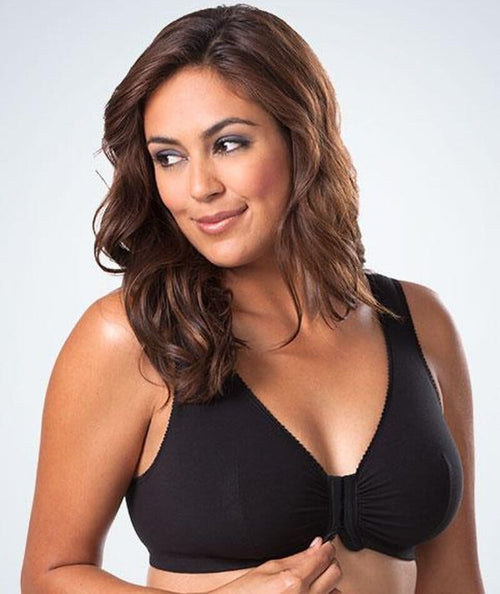 Wholesale Meryl Front Close Cotton Plus Size Lounge & Sleep Bra in