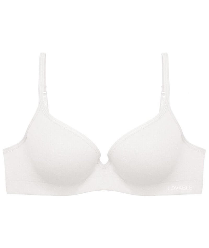 Lovable Sexy & Seamless Contour Bra - Basic White