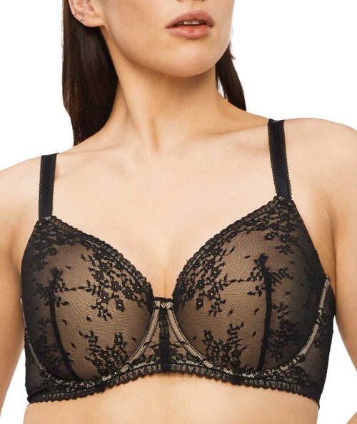 Nancy Ganz Body Light Spacer Strapless Bra - Black - Curvy Bras