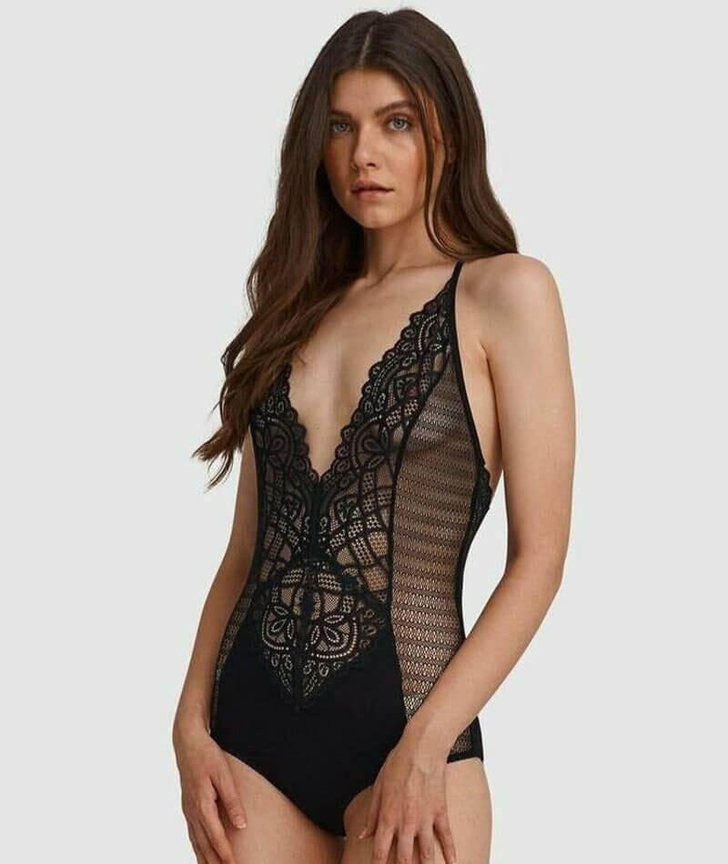 Oh!Zuza Lace Bodysuit - Black