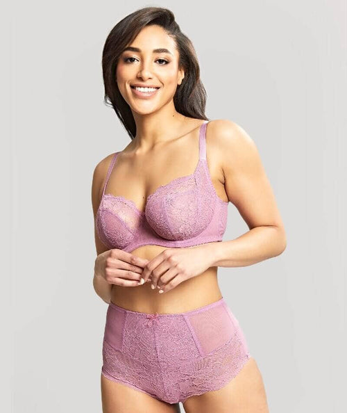 Panache Imogen Underwired Balconnet Bra - Mauve Pink - Curvy