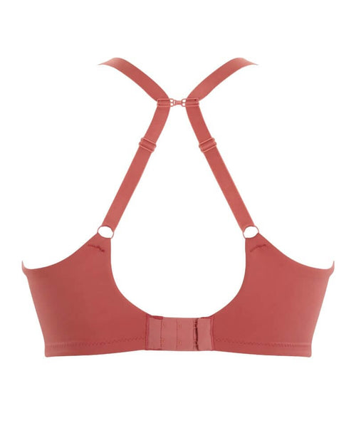 Panache Rocha Moulded Spacer Underwired T-Shirt Bra - Garnet Rose - Curvy