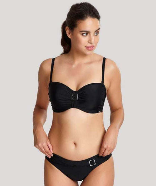 PANACHE 32DD Sorrento Underwired BIKINI 👙TOP Black Bra Swimsuit Swimwear  NEW🏷