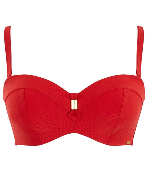 Next DD NON PAD MINIMISE BANDEAU - Bikini top - berry red