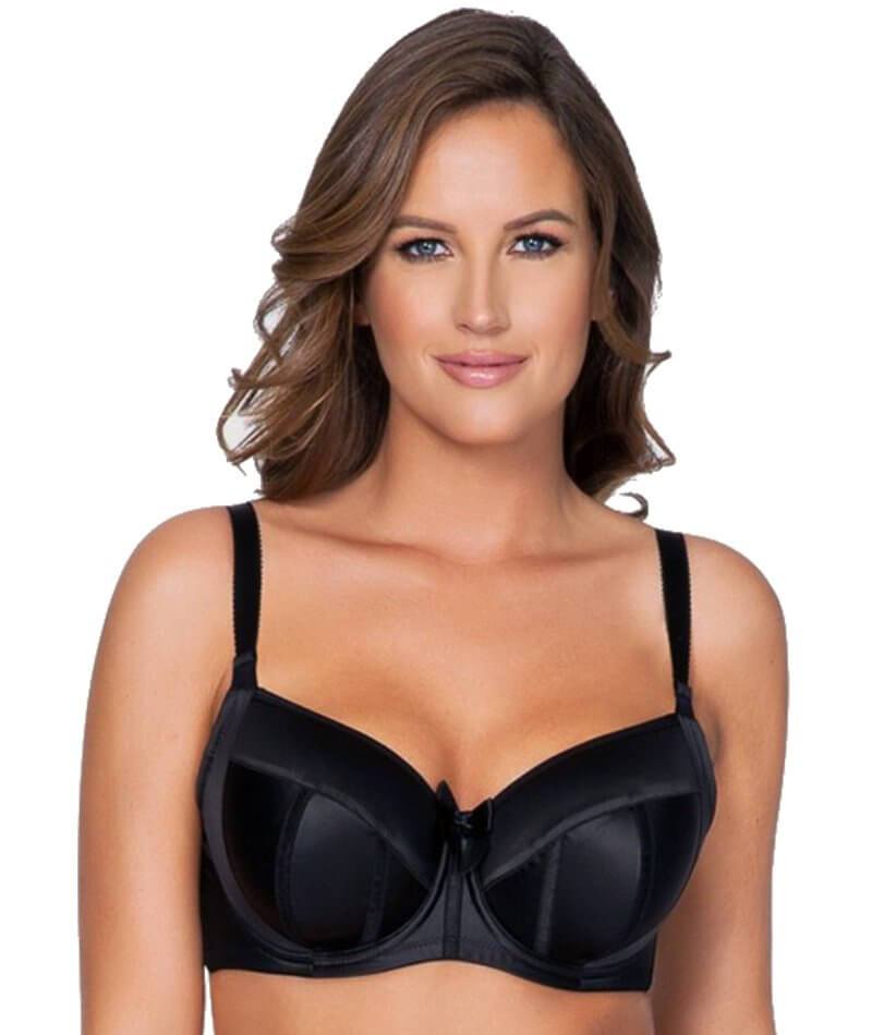 JUST MY SIZE Comfort Shaping Wirefree Bra (1Q20) Black, 44C at   Women's Clothing store