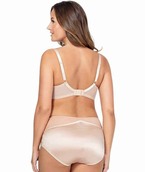 Buy PARFAIT Plus Size Nude Coloured Solid Underwired Lightly