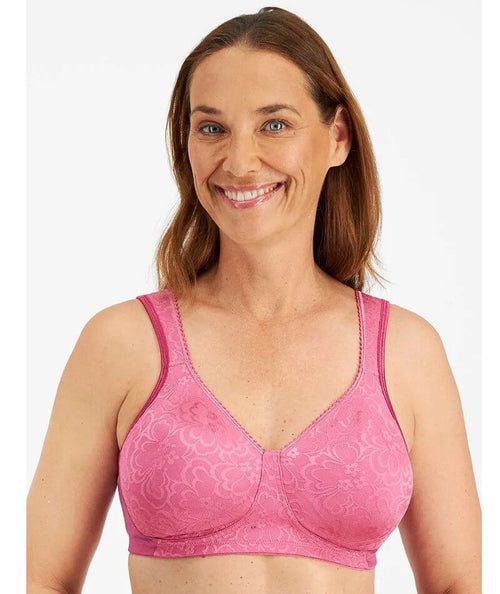 Playtex 18 Hour Ultimate Lift & Support Wire-Free Bra - Berry - Curvy Bras