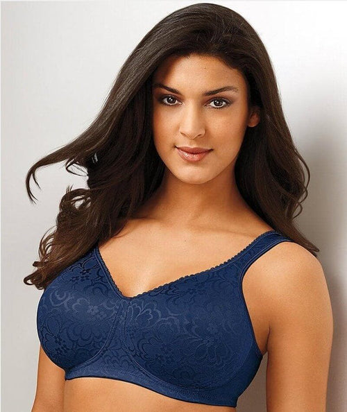 18 Hour Original Comfort Strap Wirefree Bra Sailor Blue 38DD by