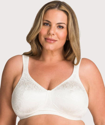 Playtex 18 Hour Ultimate Lift & Support Wire-Free Bra - Mother Of Pearl, Curvy