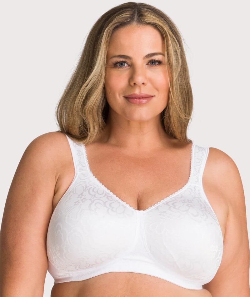 Playtex womens 18 Hour Ultimate Lift and Support Wire Free Bra,  Black/White, 40DDD at  Women's Clothing store