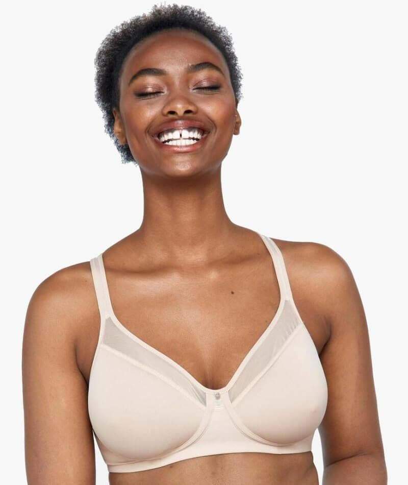 Playtex 617914715021 5453 18 Hour Fittingly Fabulous Wirefree Bra Nude - 38C