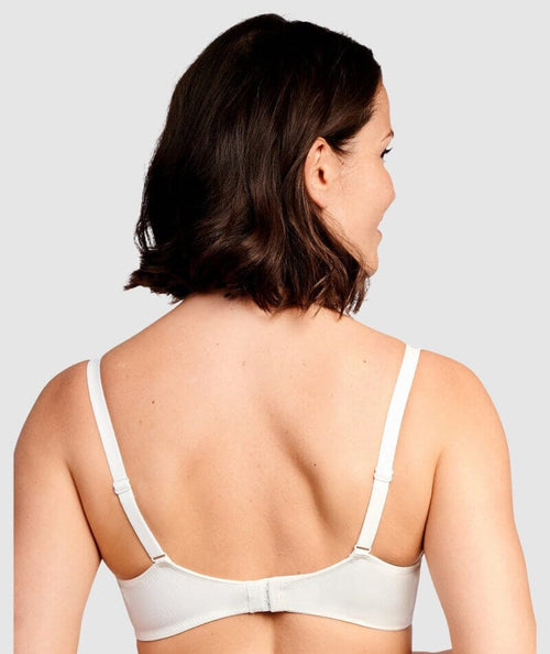Sans Complexe Ariane Full Cup Underwired Lace Bra - Ivory - Curvy