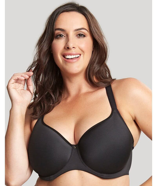 Sculptresse Elegance Underwired Balconnet Bra - Noir - Curvy