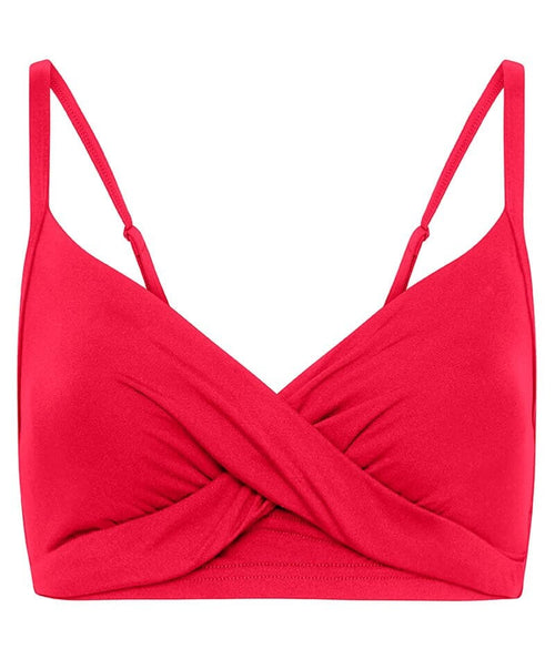 Sea Level Eco Essentials Twist Front DD-E Cup Bikini Top - Cobalt