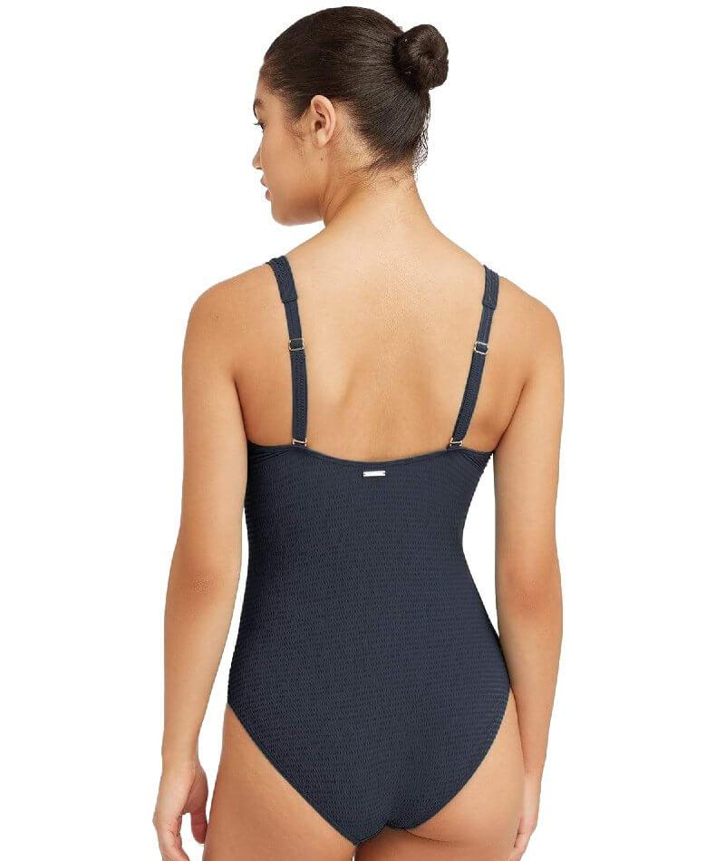 Sea Level Messina Panel Line B-DD Cup One Piece Swimsuit - Storm