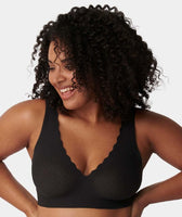 Sloggi WOW Comfort cami top with built in support in black