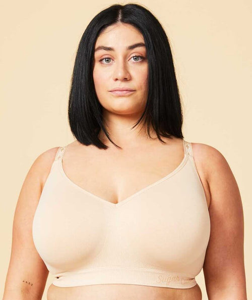 Underboob: Breast Sweat Absorbing Strap, Beige