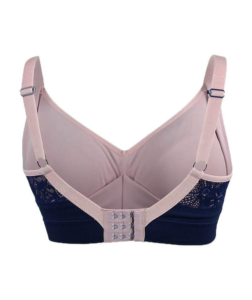 Sugar Candy Fuller Bust Seamless F-HH Cup Wire-free Lounge Bra - Nude -  Curvy Bras
