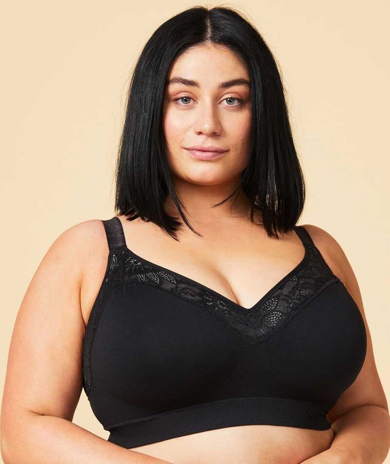 Popping Candy Lux Fuller Seamless Nursing Bra (Black or Navy)