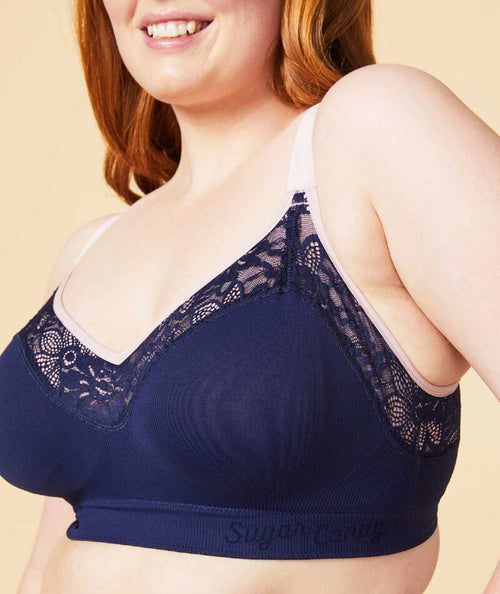 Sugar Candy Lux Fuller Bust Seamless F-Hh Cup Wire-Free Lounge Bra - B – Big  Girls Don't Cry (Anymore)