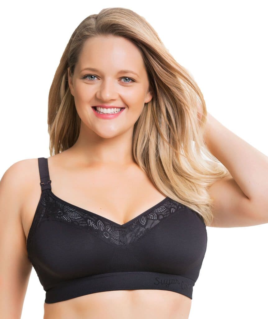 Sugar Candy Crush Fuller Bust Seamless F-Hh Cup Wire-Free Lounge Bra - -  Curvy