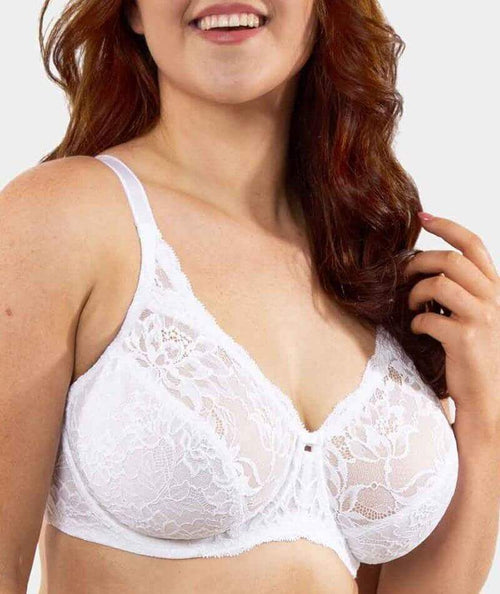 Buy TRIUMPH White Amourette 300 Bra 38C, Bras