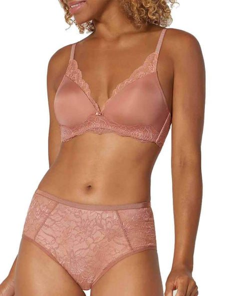 Wire-Free T-Shirt Bra- Pecan - Chérie Amour