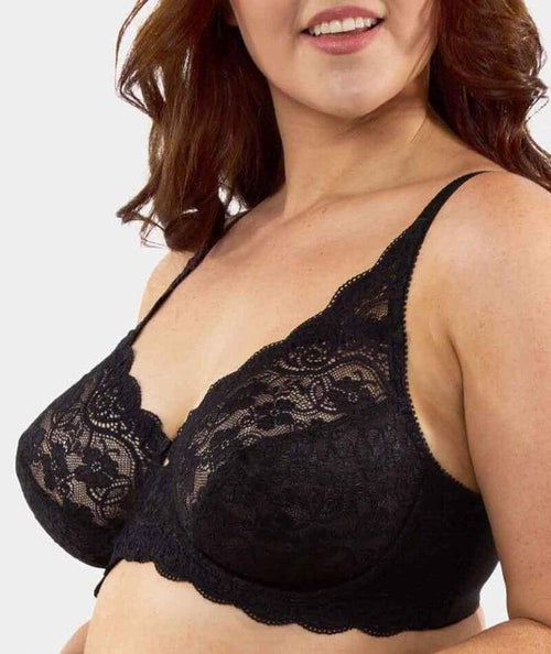 Triumph Amourette 300 Lacy Bra - Black